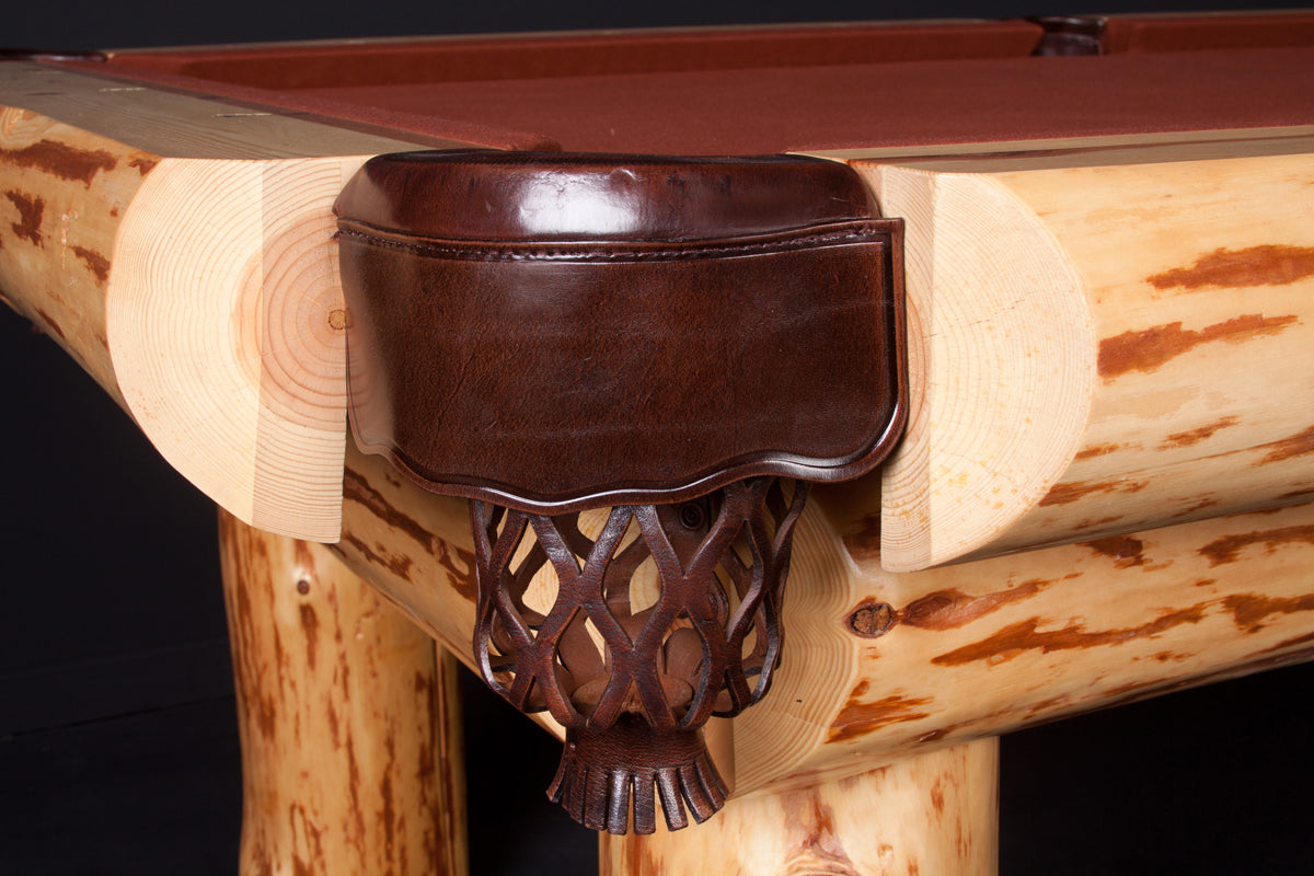 Klondike Log Pool Table